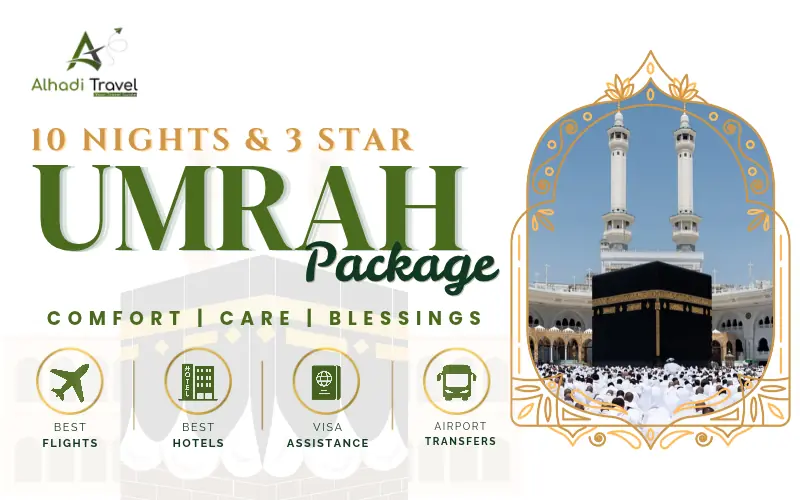 10 Nights 3 Star Umrah Package