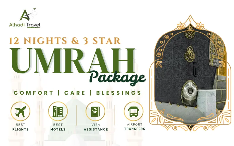 12 Nights 3 Star Umrah Package