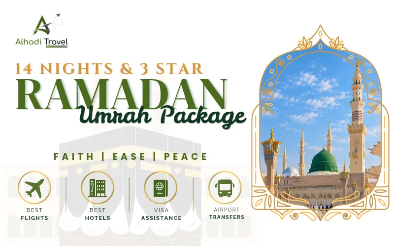 14 Nights 3 Star Ramadan Umrah Package