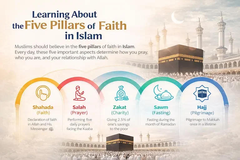 Five Pillars of Faith in Islam